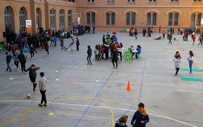 El pati de l'Escola Pia serà el protagonista de la Diada del club